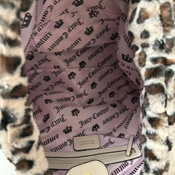 SOLD 
Juicy Couture Leopard Print Faux Fur Tote - Picture 5 of 6